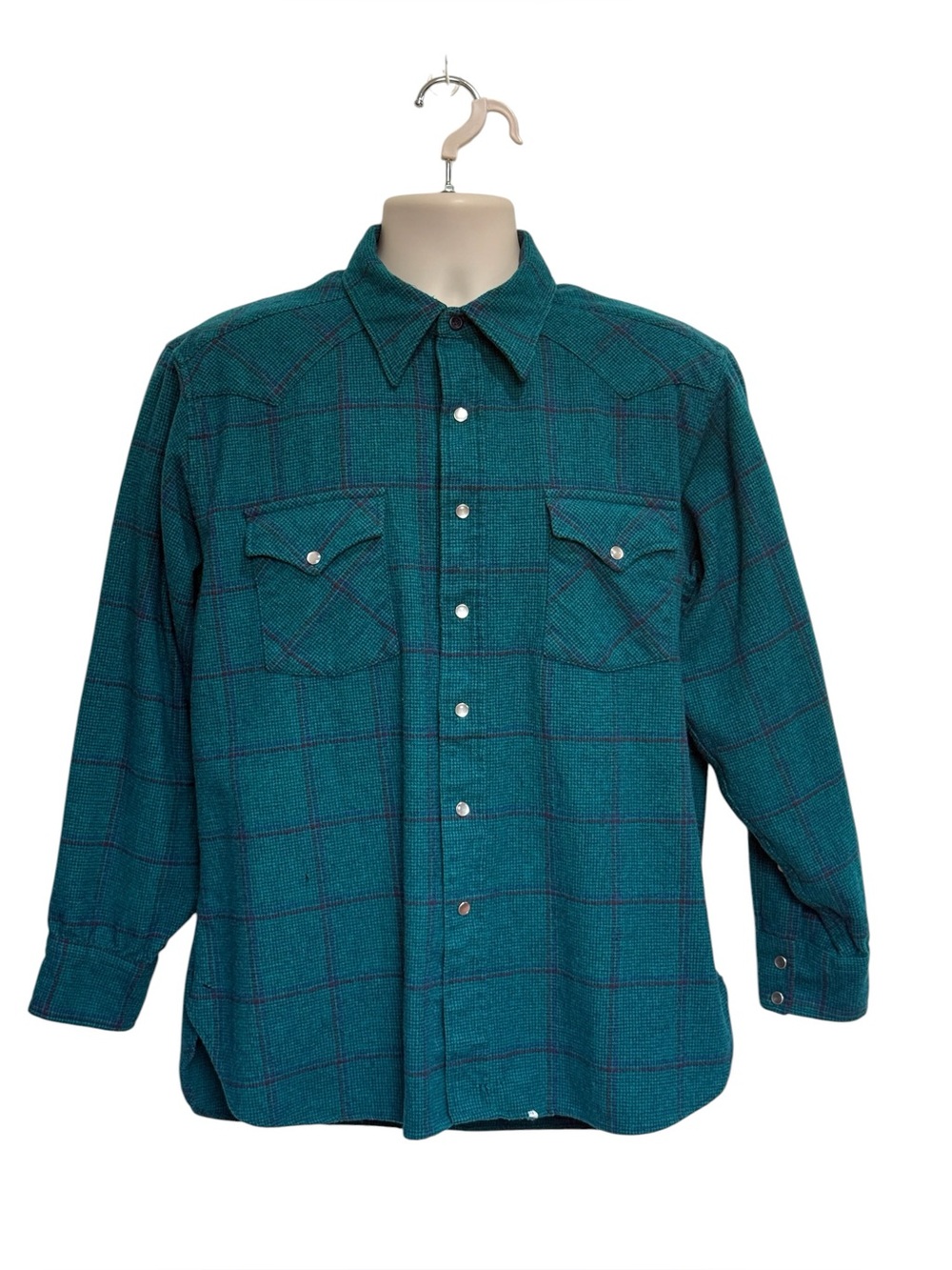 Vintage Pendleton High Grade Western Wear Pure Virgin Wool Shirt Shacket Sz XL